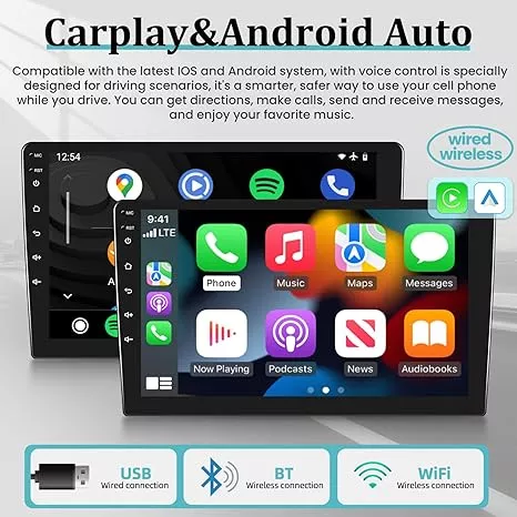 10.1 inch HD 1080P 2.5D tempered glass mirror Android Car Head Units 3 10.1 inch HD 1080P 2.5D tempered glass mirror Android Car Head Units 06