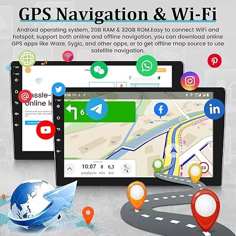 10.1 inch HD 1080P 2.5D tempered glass mirror Android Car Head Units 5 10.1 inch HD 1080P 2.5D tempered glass mirror Android Car Head Units 08