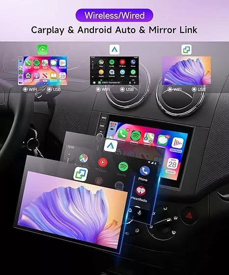 2G64G Android system 7 inch touch screen Digital Media Receivers GPS Navigation 02