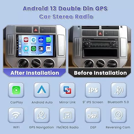 9 inch 6128GB Octa core Android 13 IPS touchscreen Plug and Play Car Audio 03