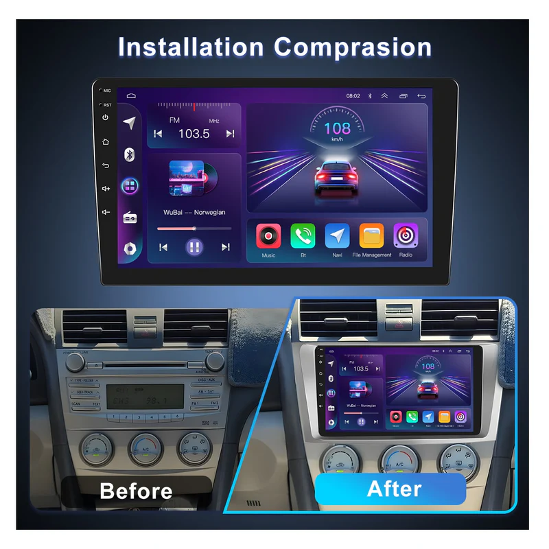 9-inch Android 13 Android Car Head Units 8 cores 8+128GB 2 9-inch Android 13 Android Car Head Units 8 cores 8+128GB 02