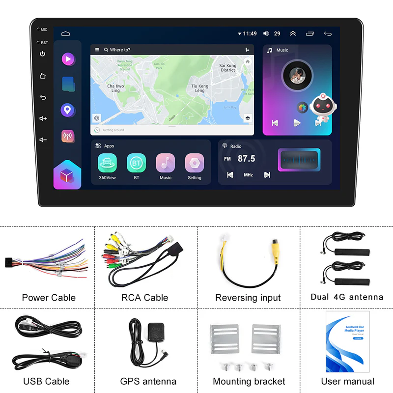9-inch Android 13 Android Car Head Units 8 cores 8+128GB 11 9-inch Android 13 Android Car Head Units 8 cores 8+128GB 11