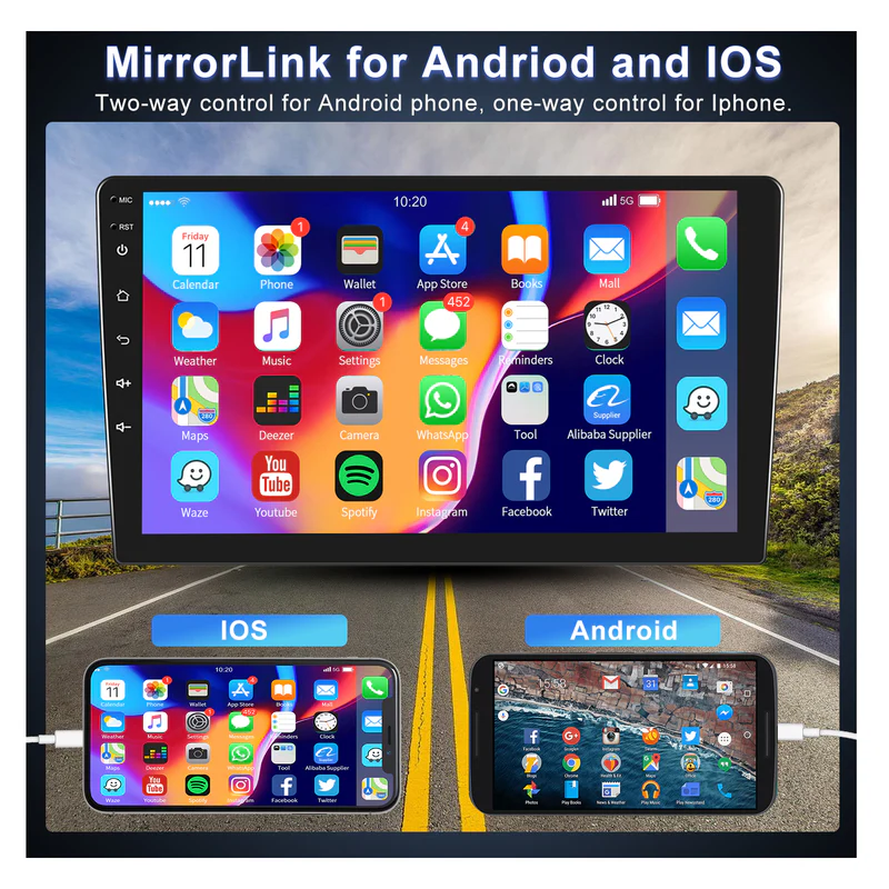 9-inch Touchscreen Android Auto Car Stereo with Android 13 2 9-inch Touchscreen Android Auto Car Stereo with Android 13 02