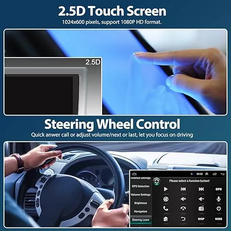 Dual Din 10.1-inch touchscreen Plug-and-Play Car Audio 5 Dual Din 10.1-inch touchscreen Plug-and-Play Car Audio 05