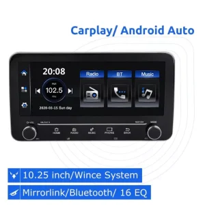 Car Screen 1 7 inch Android 9.1 Car Accessory Car Screen Universal Double DIN Bluetooth Adapter GPS 011