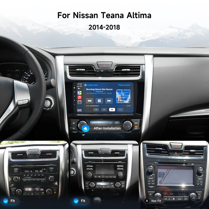 9 inch QLED screen Android 13 car stereo for 2014 2018 Nissan Teana Altima 01