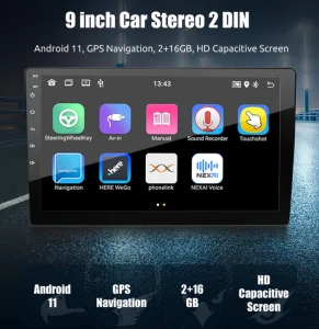 Car Screen 2 Android Car Screen WiFi Stereo GPS Bluetooth Audio 01